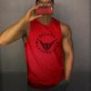 Muscleguys Summer Tide Молодежный спортивный топ для фитнеса Футболка без рукавов Сетчатая майка Личное шоу Muscle Vest Мужская майка для бодибилдинга