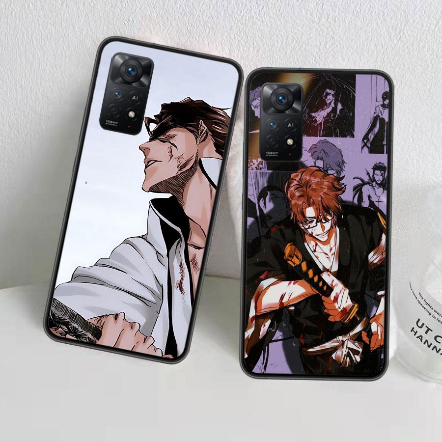 Чехол для телефона Bleach Айзен Сосуке для Xiaomi Redmi Note 12 Plus 12S 11 11T Pro 5G 11E 11S 4G 10 10S 9 9S 9T 8 8T 7 Обложка Shell Coq