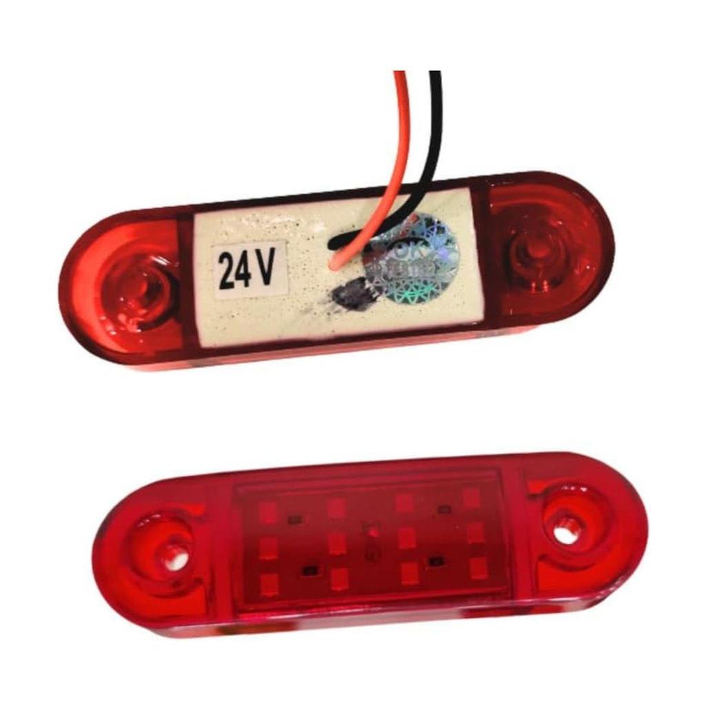 10-Pack RED LED Side Marker Clearance Lamp Heavy Truck Lighting led marker lights trailer, 12V Trailer Marker Light Red LED Trailer Lights Marker