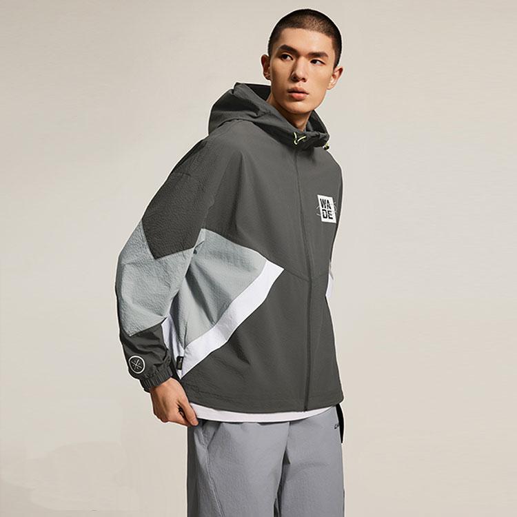 Мужская толстовка Li Ning Обсидианово-серая AFDU217-7