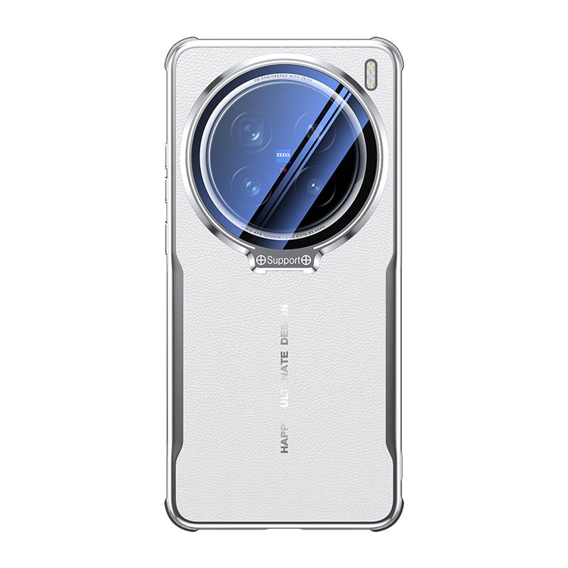 Чехол для VIVO X200 Pro Роскошная PU Кожа С Подставкой Ударопрочный Защита Камеры Задняя Крышка Чехол для Телефона Для VIVO X200Pro Мини Чехол