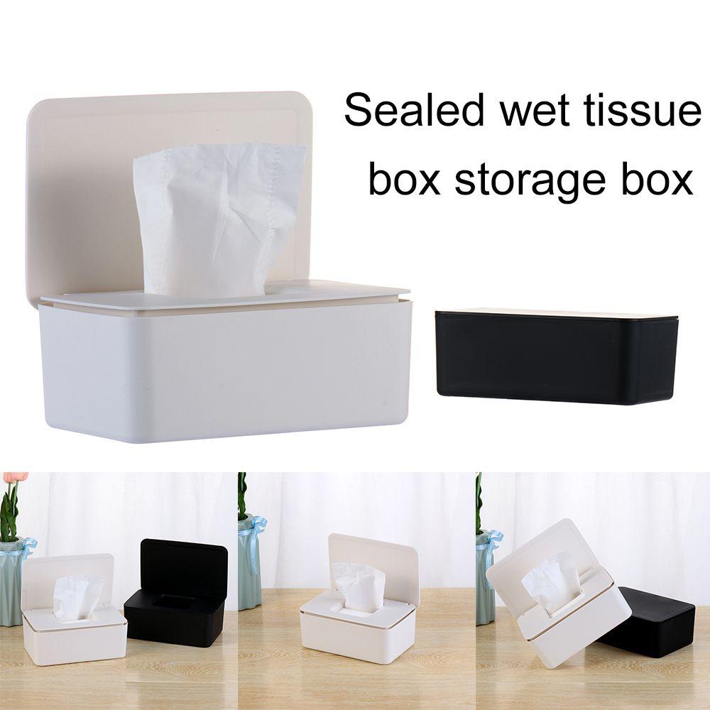 Dust-proof Holder Container Napkin Storage Paper Case Home Tissue Baby Wipes Wet Tissue Box