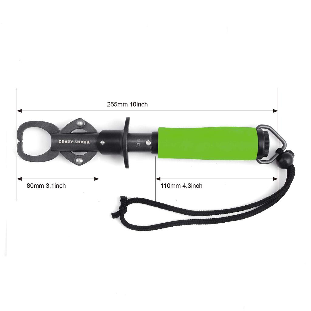 CRAZY SHARK Fish Fish Fish Lightweight Fish Stainless Portable Grip, Catcher, Grabber, Gripper, Steel, Multi-Function Tool,