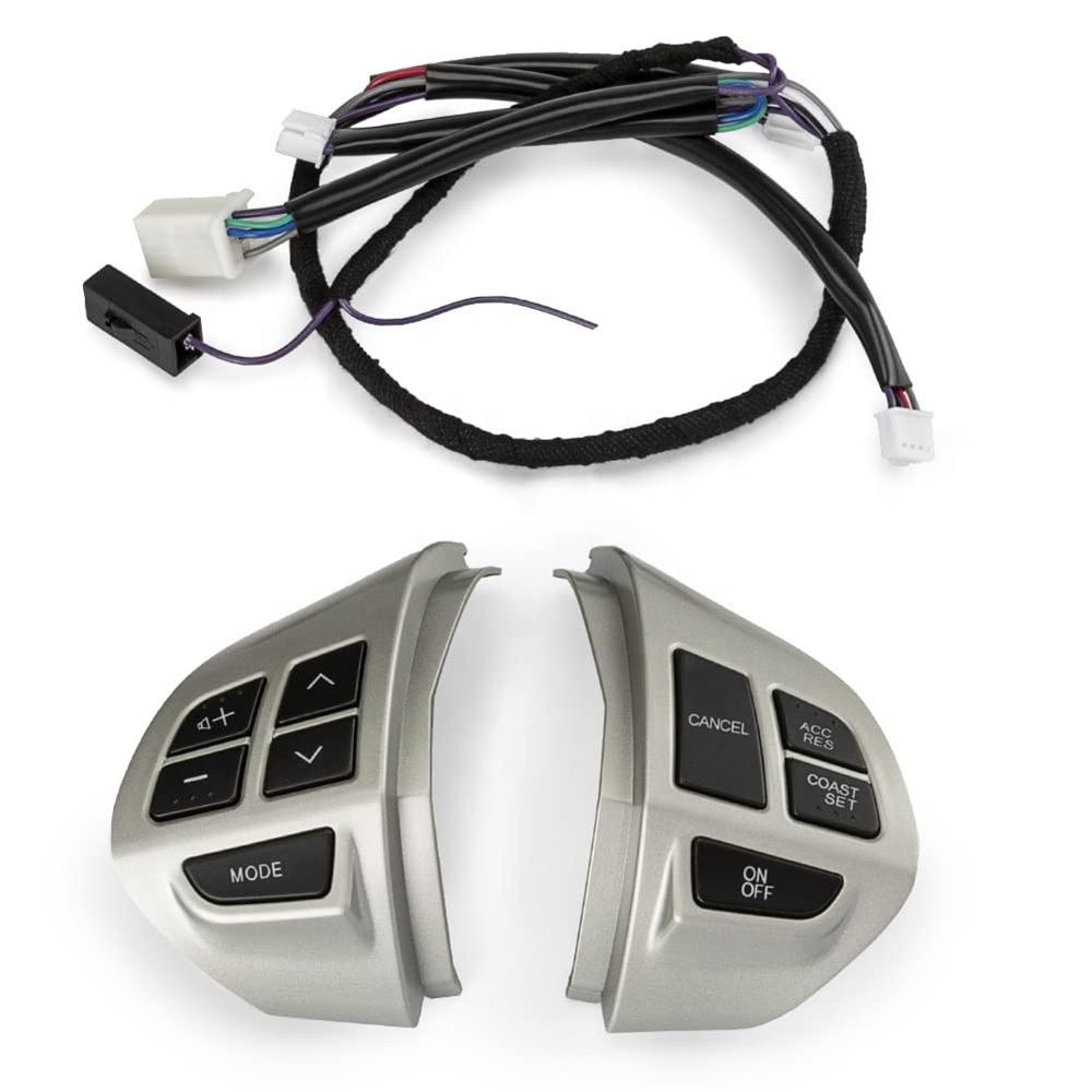 Steering Wheel Switch Buttons Silver For Mitsubishi Outlander ASX Laner