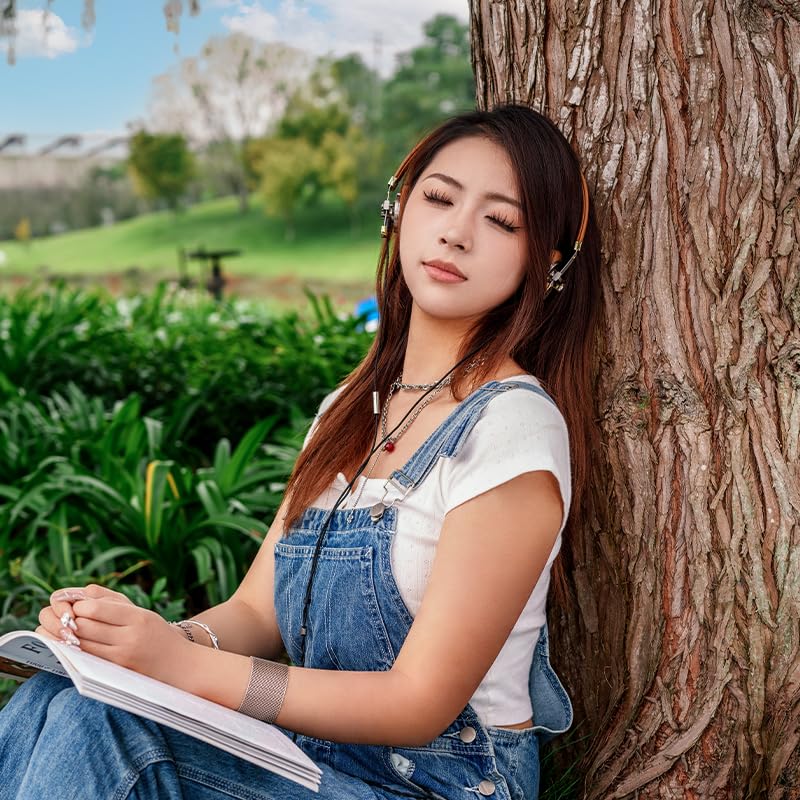 TECHNICS DISTANT MOUNTAIN Toyama Distant Mountain Проводные наушники Портативные наушники в стиле ретро с винтажным дизайном Гарнитура [ROSE On-Ear Полуоткрытые Полуоткрытые