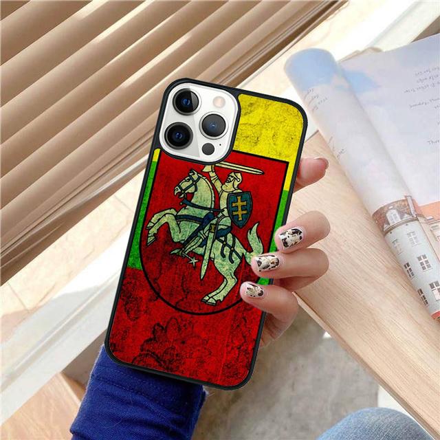 Чехол для телефона с флагом Литвы Для iPhone 17 Air 16 15 14 13 12 Pro Max 11 Pro Max Plus Coque Shell