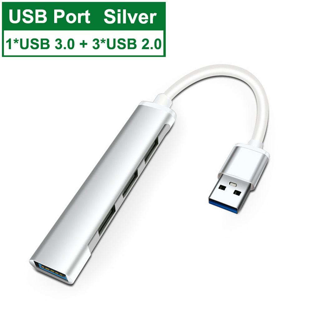 Laptop PC Splitter 4 Port Dock Station USB 3.0 Expander USB C HUB Type-C