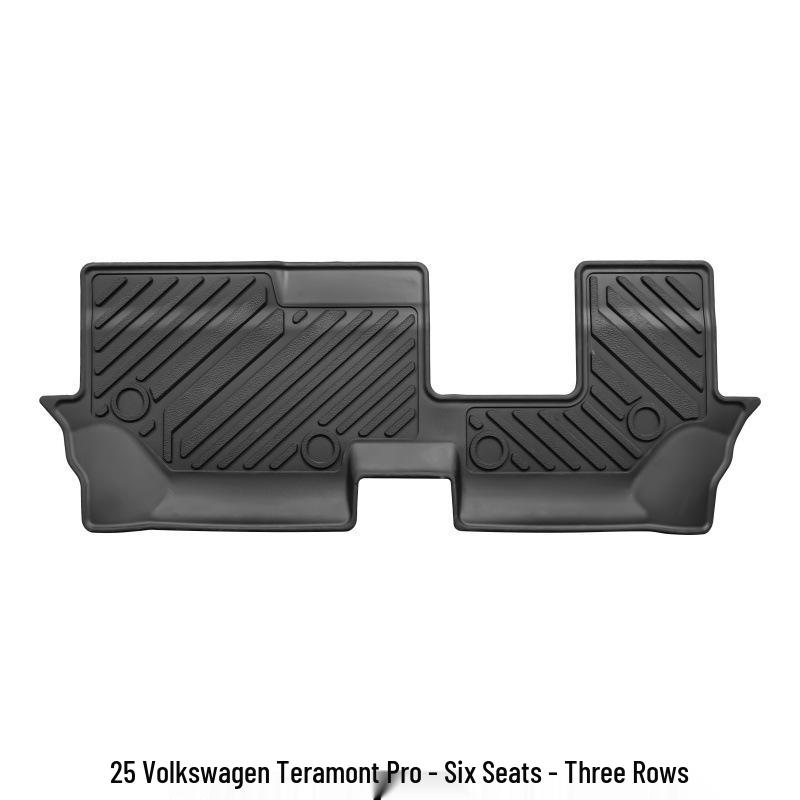 Durable, dirt-resistant, easy-clean, TPE eco-friendly anti-slip floor mats for 2025 Volkswagen Teramont Pro.