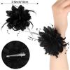 Headdress Fascinator Fascinators Hat Wedding Hair Accessories Feathers Hair Clip Fedoras Hat