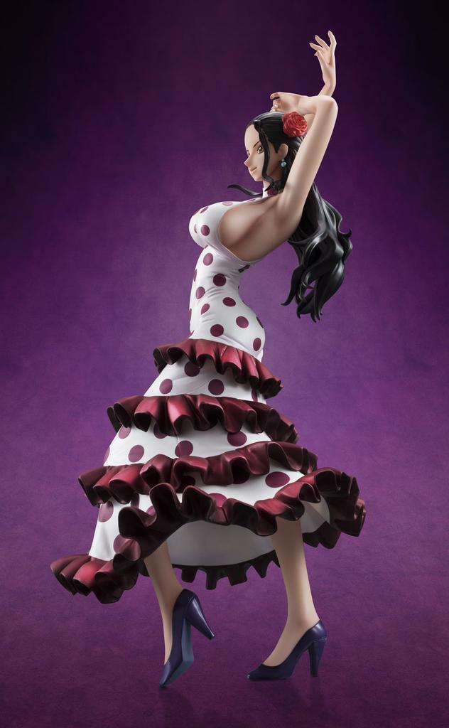 Портрет пиратов, снова отправляющихся в плавание. ONE PIECE, фиолетовая, 215 мм, окрашенная ПВХ, готовая фигурка, прибл.