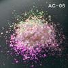 Rainbow Color Glitter Mix Iridescent Color Shifting Chunky Glitter Powder for Nail Art Tumblers Craft Slime