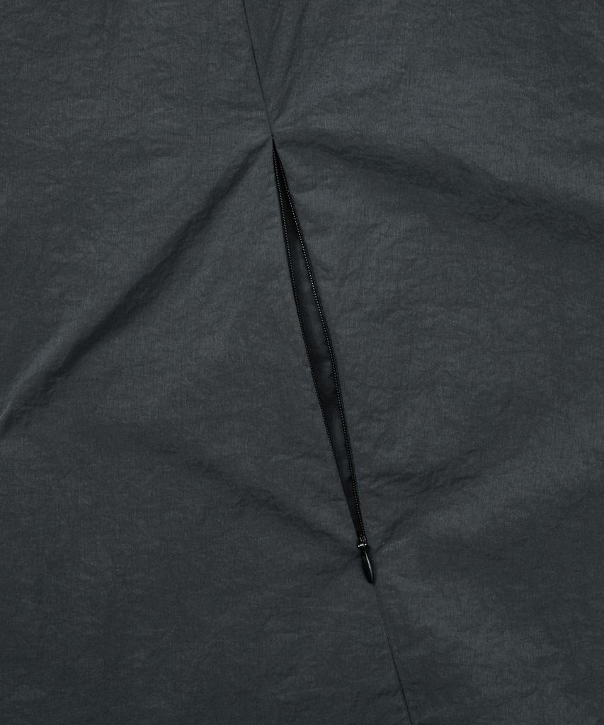 AJOBYAJO Nylon Cape Shirt [Charcoal]