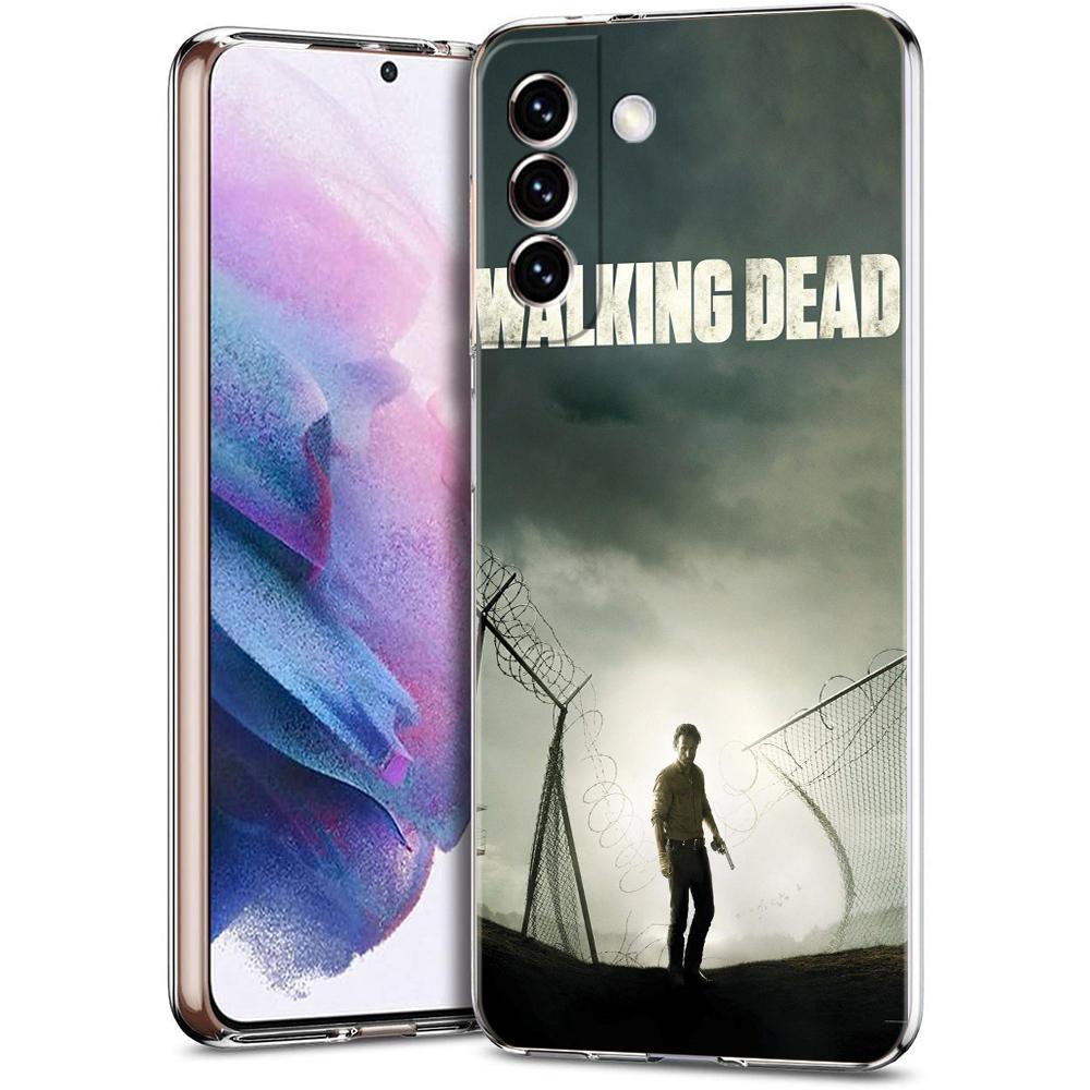Чехол The Walking Dead для Samsung S24 S23 S22 S20 S21 FE Ultra S24 S23 S10 S10E S9 S8 Plus 5G Прозрачный чехол для телефона Сумки из ТПУ
