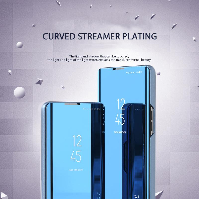 Кожаный умный зеркальный откидной чехол для Xiaomi Redmi Note 10 4G 10S, чехол-подставка для Redmi Note10 Pro Max, защитный чехол