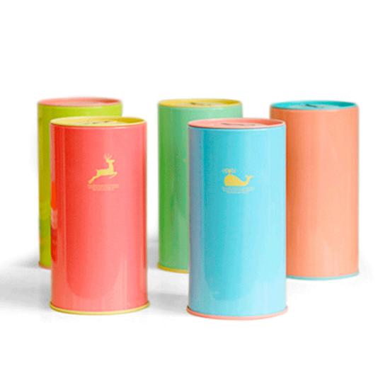 Металлическая копилка большой емкости с рисунком животных, детский цилиндрический сберегательный банк, инструмент для финансового управления