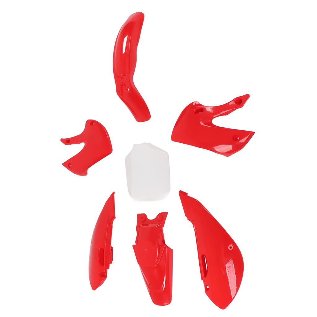 7pcs Dirt Bike Plastic Fairing Kit Body Work Fairing Set Motorcycle Accessories Replacement for KLX110 KX65