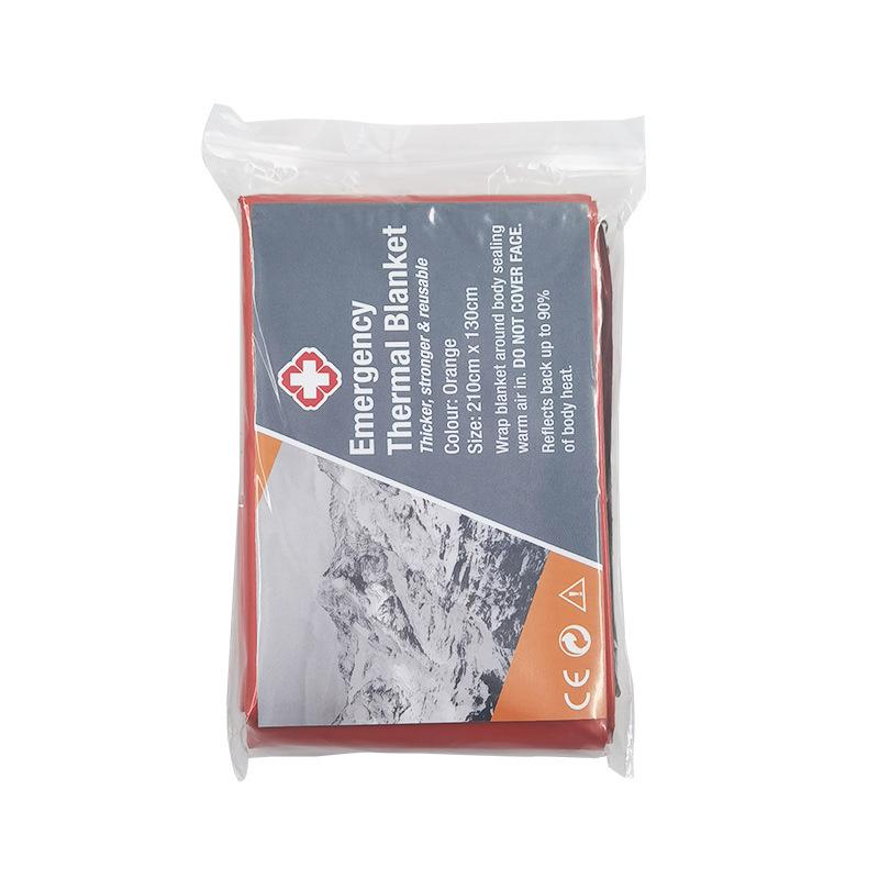 Custom Outdoor Disposable Portable Emergency PET Survival Blanket Waterproof Sunproof Multifunctional for Winter