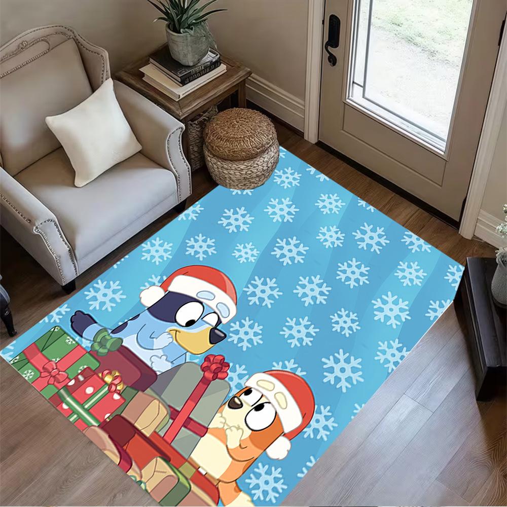 Happy Animal Adventure Area Rug Perfect for Hallway Dining Room Playrooms Outdoor Anti-slip Rug Anime Office Decor Perfect Gift for Friends & Family