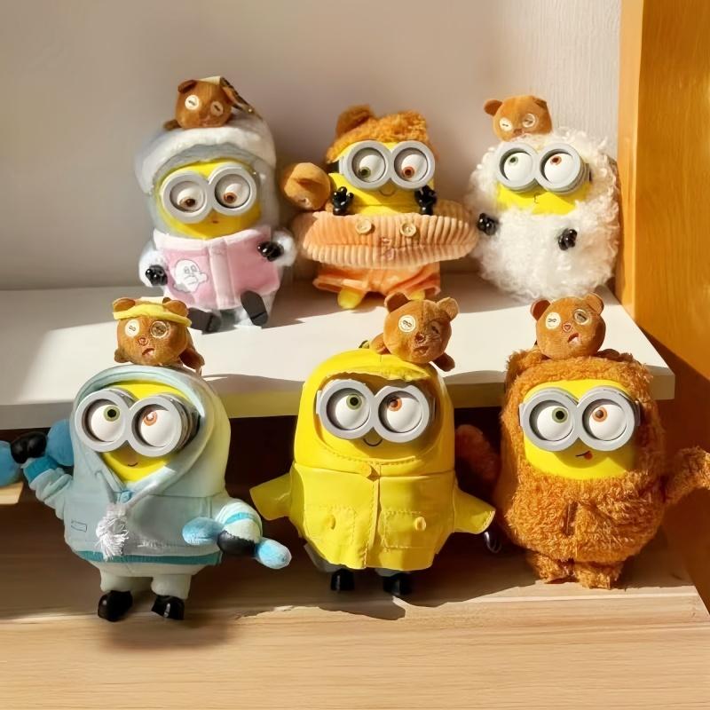 52TOYS Боб Тим Миньоны Серия 'Лучше Вместе' Аниме Милая Мультяшная Плюшевая Фигурка Модель Подарочная Коробка Модные Игрушки Для Коллекции Подарки
