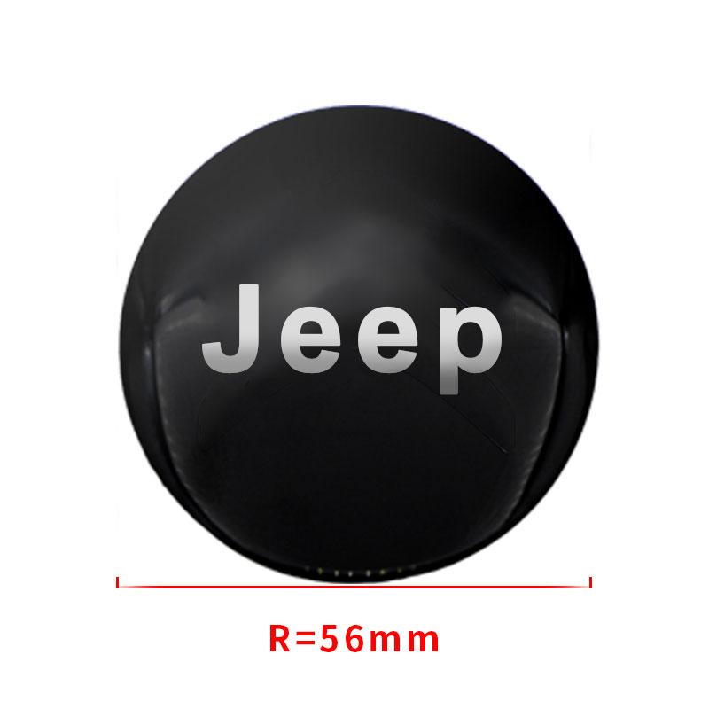 4 шт. 56/60 мм Колпачки ступицы колеса автомобиля Наклейка-эмблема для Jeep Grand Cherokee Wrangler JK Gladiator Compass Renegade Patriot