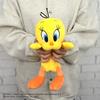 NICI Figure Pen Pouch, Looney Tunes Tweety Pencil Case, Plush Stationery, Pencil Case