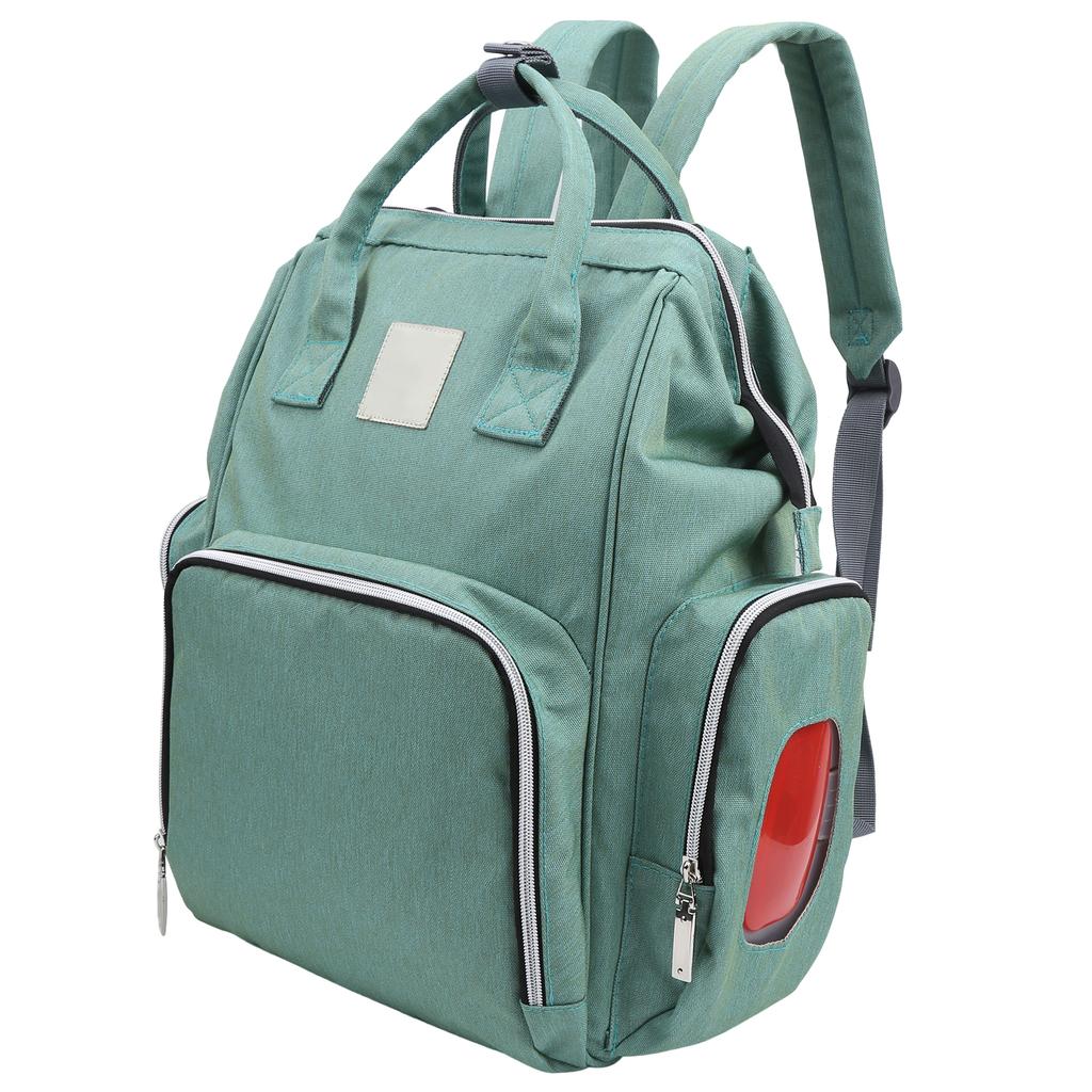 Сумка для подгузников для кормления грудью, многофункциональная, большой емкости, дорожный рюкзак для мам, озеро зеленый
