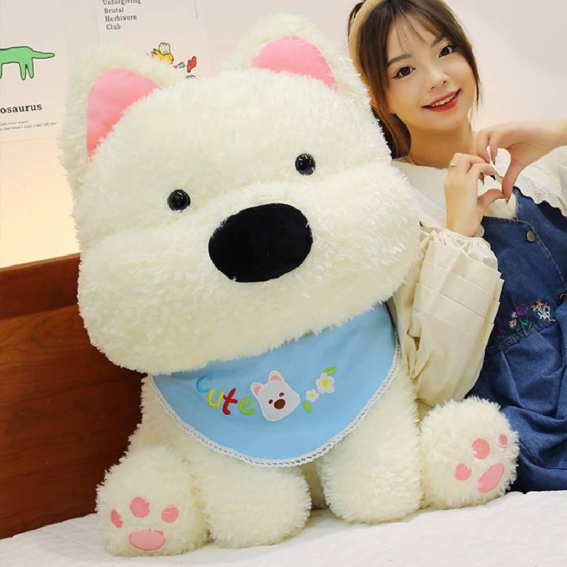 Adorable New Plush Highland Terrier Dog Toy With Soft Short Plush Fabric For Kids Gift