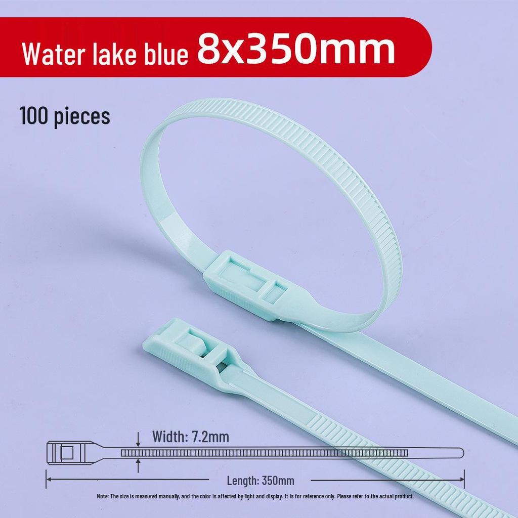 Нейлоновая самозатягивающаяся кабельная стяжка Naughty Castle для детского парка (8x350x400) - Особый цвет