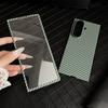 Для Samsung Z Fold 7 6 5 4 3 Магнитный чехол из углеродного волокна Ультратонкий Жесткий ПК Ударопрочный С защитной пленкой для экрана