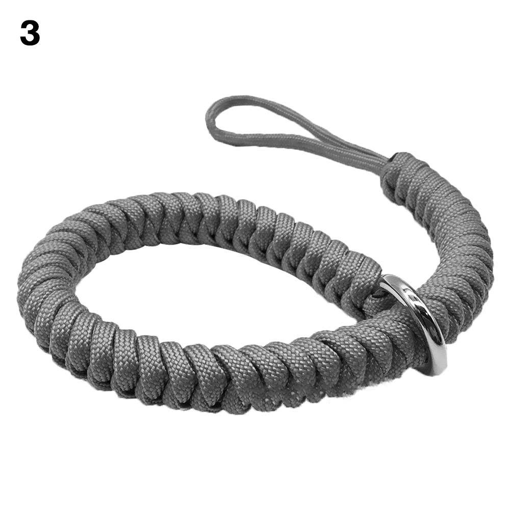 Anti-lost Braided Bracelet Wrist Strap Survival Paracord Outdoor Climbing Rope Camera Wrist Strap