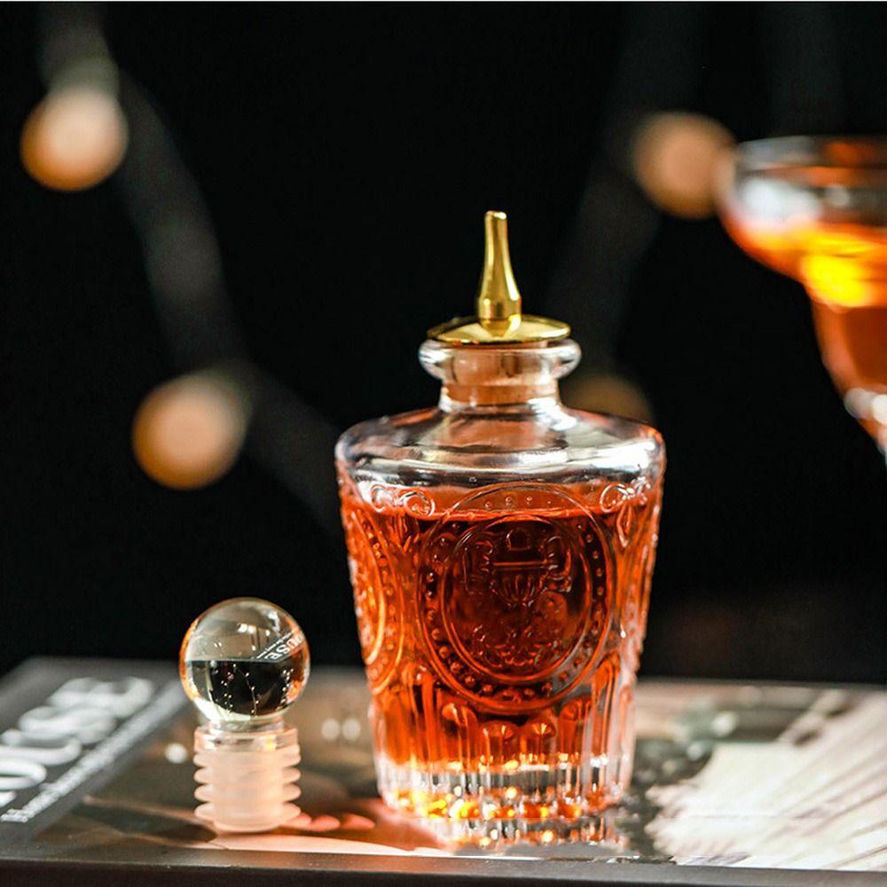 Vintage Bartender Bottle Luxury Dash Bottle Exquisite Bottle of Bitters Whisky