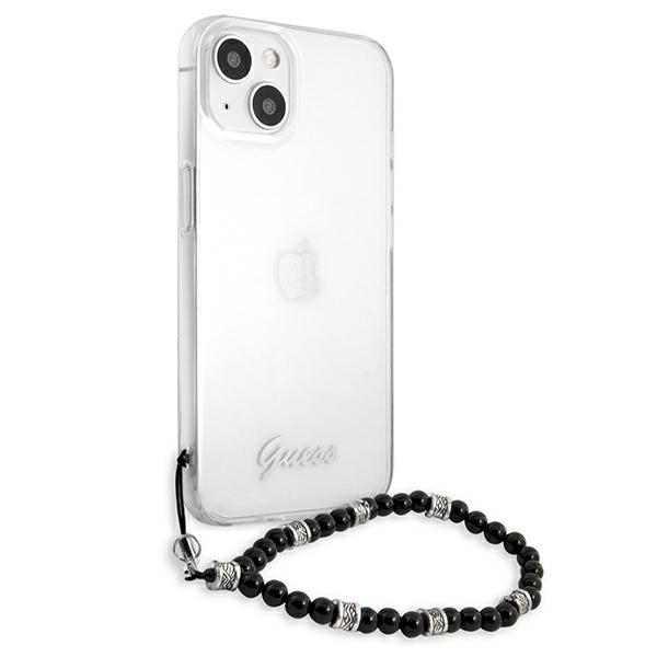 Etui do iPhone 13 Guess Przezroczyste Czarna Perła