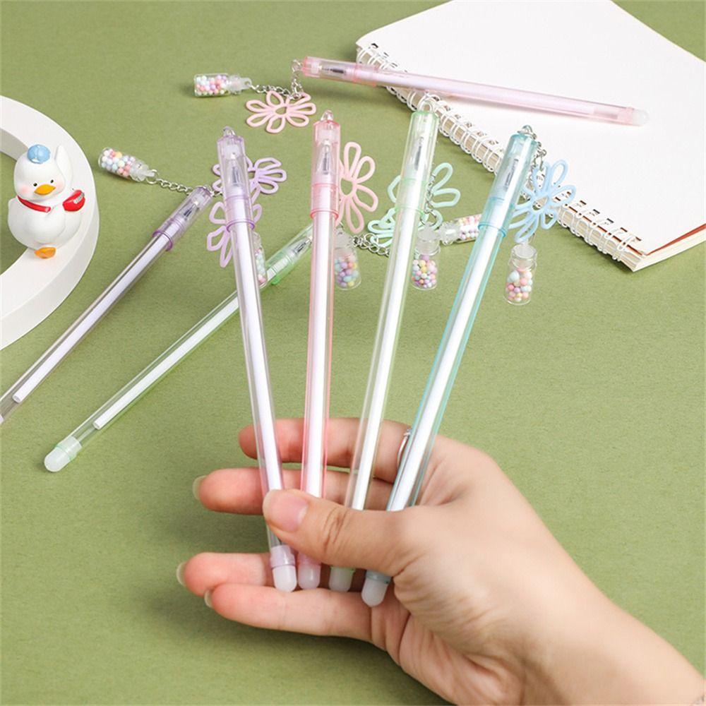 Office Supplies for Girl Student Bear Stationery Erasable Pen Gel Pen Signature Pen Pendant Pen