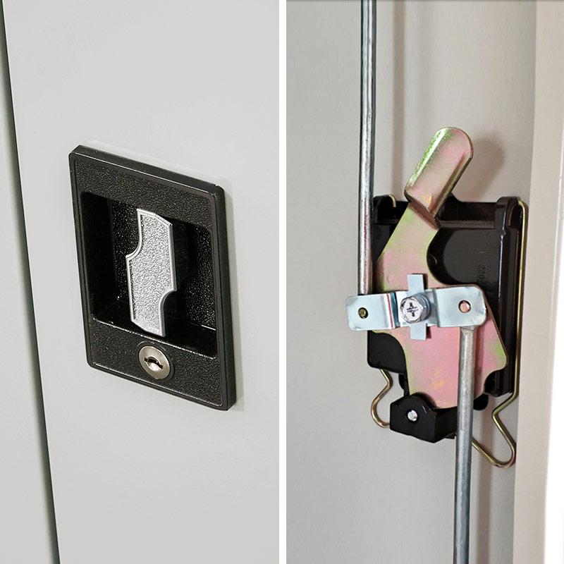 High Quality Double-Door Cabinet Key Lock with Zinc Alloy Knob Panel Compression Rack Handle Factory