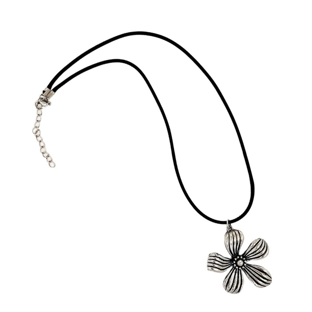 Цветочные Аксессуары Винтажная Сплавная Декоративная Цепочка Богемный Кулон Ключица Камелия