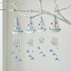 Mediterranean Wooden Sailboat Wind Chime Ornament