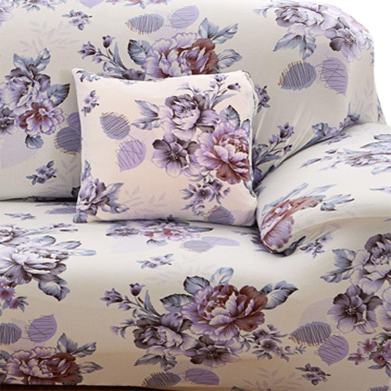 Высококачественный чехол на диван с цветочным принтом, отличной посадкой и эластичностью для диванов разных размеров