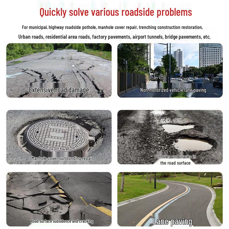 Asphalt Cold Patch Road Repair Material