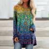 2023 женская футболка с абстрактным рисунком, футболка с принтом, женские модные футболки, топы с круглым вырезом и длинными рукавами, футболки с рисунком, женская футболка