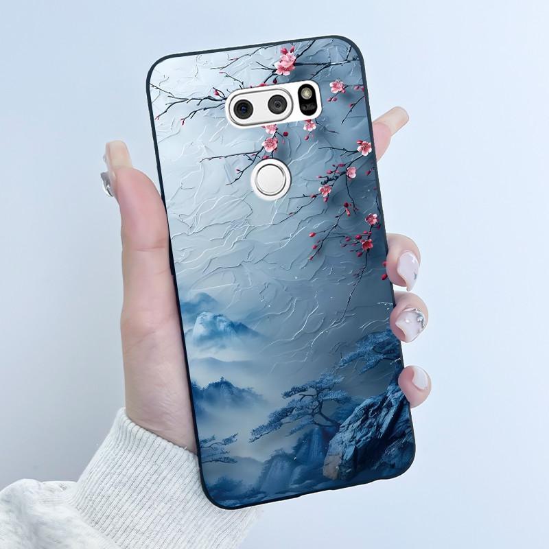 Милый Чехол Для LG V30 V30+ Plus Funda LG V30s ThinQ Capa LG V35 ThinQ Печатный Корпус Защитная Крышка Мягкий Силикон Мультяшные Чехлы