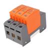 DC Power Surge Protector 3P 35mm Rail Mount Arrester Protective Device for Photovoltaic System