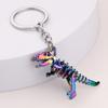 Creative Dinosaur Skeleton Keychain Chic Animal Bones Keyring For Women Man Bag Charm Car Key Ring Child Halloween Toy Gifts