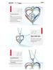Rainbow Heart Pendant S925 Silver Ocean Heart Clavicle Chain - European & American Fashion