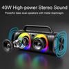 40W Wireless Bluetooth Speaker Outdoor Party Box With RGB Ambient Light Subwoofer Loudspeaker Portable Radio Waterproof Speakers
