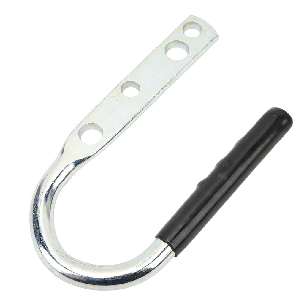 Trailer Coupler Grab Handle Trailer Coupler Lift Handle Galvanized Steel Rubber Tongue Handle for RV Boat