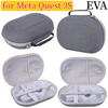 Жесткий чехол для переноски Ударопрочный Жесткий дорожный чехол для хранения Защитная сумка для переноски с несколькими отделениями и сетчатым карманом для Meta Quest 3S