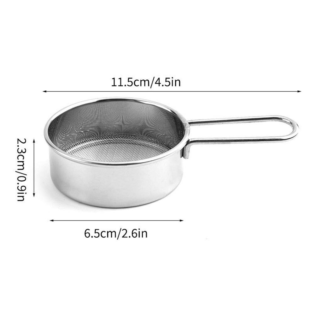 Baking And Cooking 11.5*6.5*2.3cm Flour Sifter Efficient Baking Sugar Strainer Fine Mesh Sieve Efficient Sifting