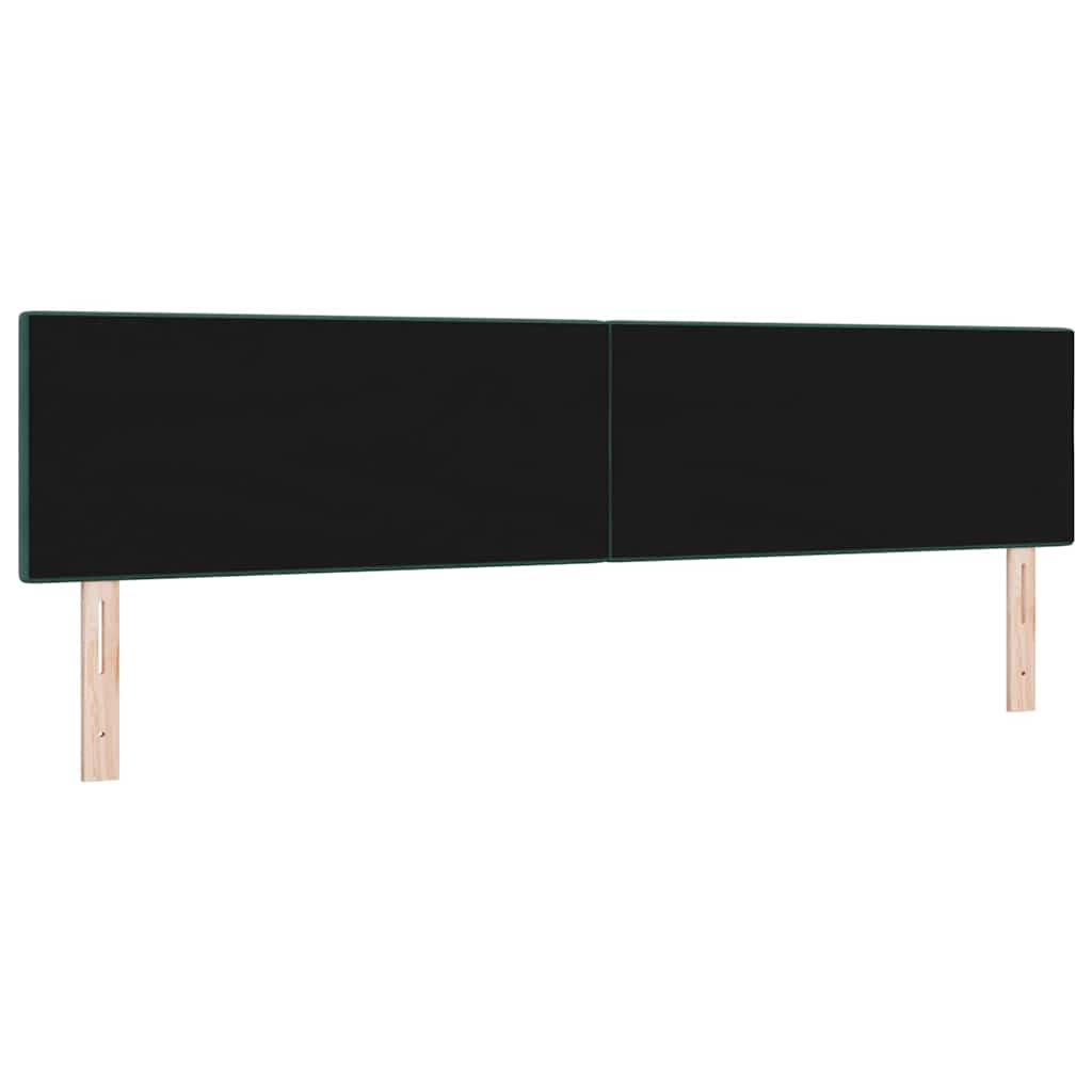 Headboard Dark Green 200 cm Velvet