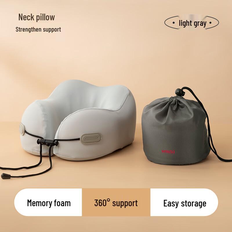 MINISO Дорожная подушка для шеи из пены с эффектом памяти
