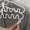 5/10PCS Waves Multi-port Support Hangers Clothes Drying Rack Multifunction Dipping Clothes Rack Tie Hanger Belt Storage Hanger